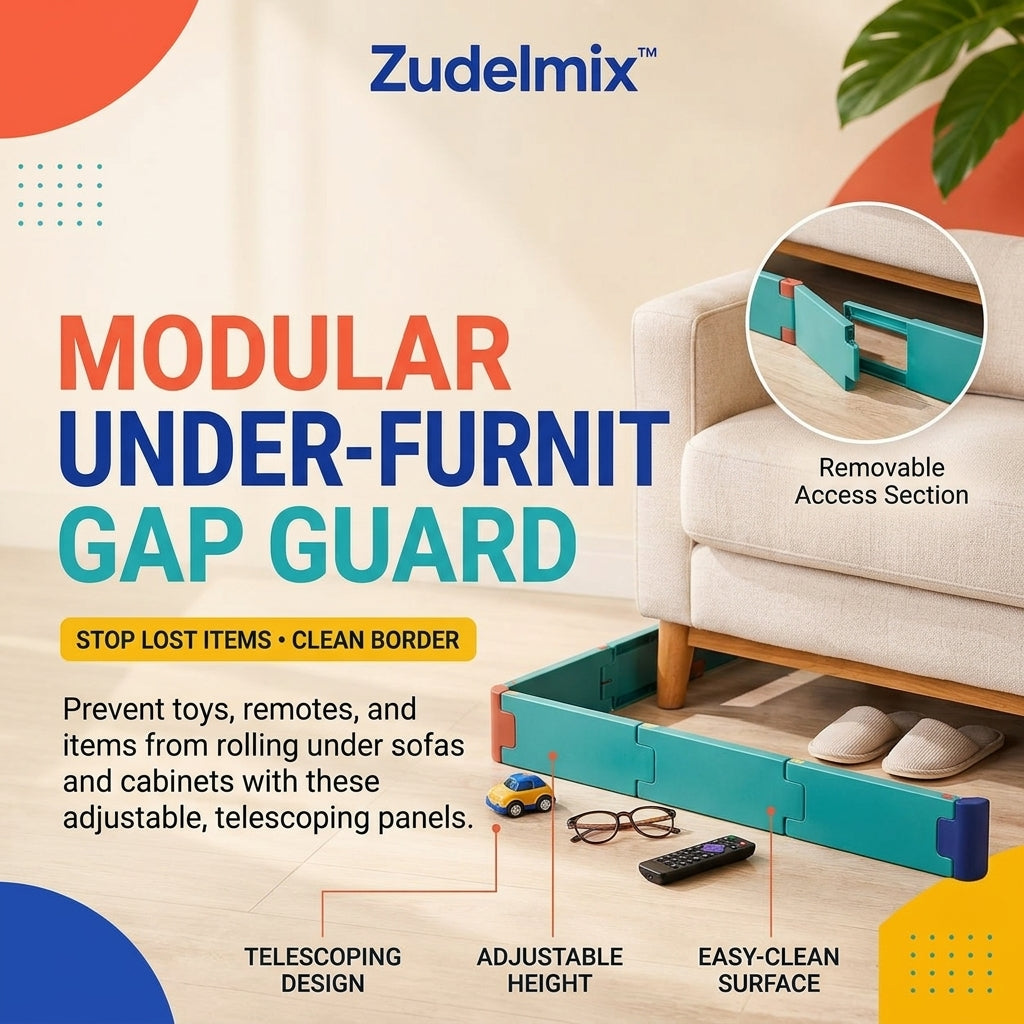 Zudelmix™ Modular Under-Furniture Gap Guard